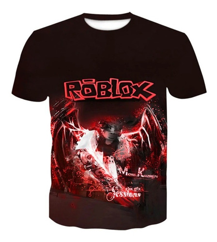 Polera Niño Roblox Full 3d Impresión Digital Importada