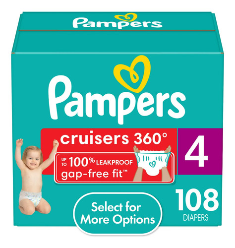 Pampers Cruisers 360 Pañales Varios Tamaños