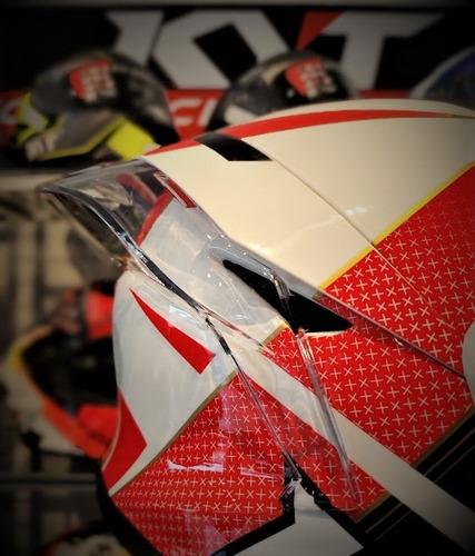 Imagem 2 de 4 de Aerofólio Spoiler Do Capacete Kyt Tt Course Racing Duotech