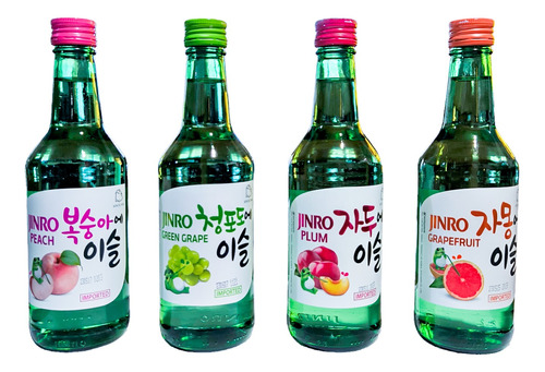 Soju Coreano (pack De 4 Unidades) 