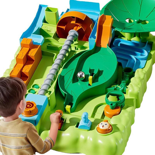 Pista De Carreras De, Juego Familiar, Bloques De Verde