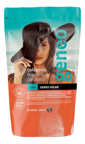 Natufarma Geneo Solar 250g Antioxidante Bronceado Salud Piel