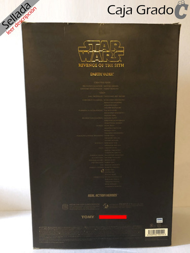 Medicom Rah Darth Vader Star Wars Revenge Sith Escala 1/6 (Usado)