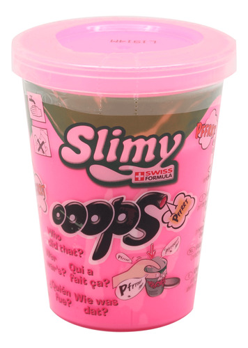 Slimy slime the original 80gr Fucsia con caja exhibidora