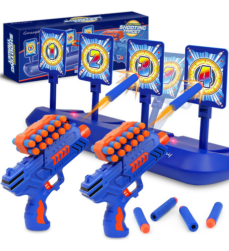 Gmaophy Juego De Tiro Electrónico Con 2 Blasters Y 4