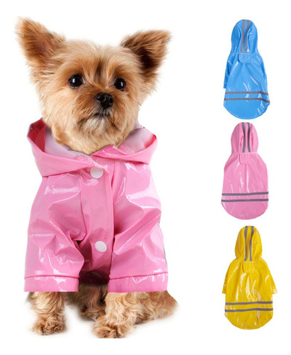 Capa Impermeable Talla M Para Perros, Mascotas, Chubasquero