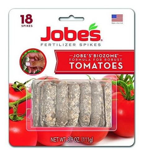 Fertilizante - Jobe S Tomato Fertilizer Spikes, 6-18-6 Time 