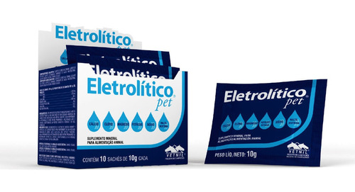 Vetnil Nutraceutico Electrolitico Pet 10g Vetnil