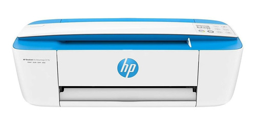 Imagem 2 de 4 de Impressora a cor multifuncional HP Deskjet Ink Advantage 3776 com wifi branca e azul 100V/240V