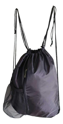 Mochila Con Cordón, Mochila Informal De Poliéster Para