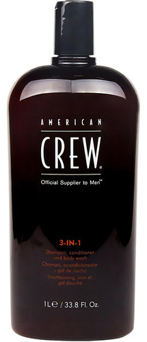  3 In 1 Shampoo Condition Body Wash American Crew Men 1000ml
