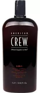 3 In 1 Shampoo Condition Body Wash American Crew Men 1000ml