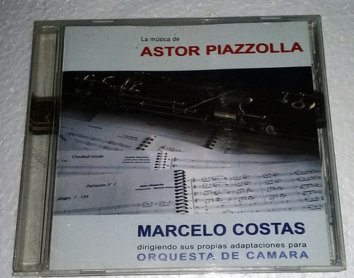 Astor Piazzolla Por Marcelo Costas Orquesta Cd Kktus 