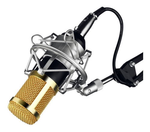 Bm800 Audio Micrófono Condensador Estudio Mic Con La Grabaci
