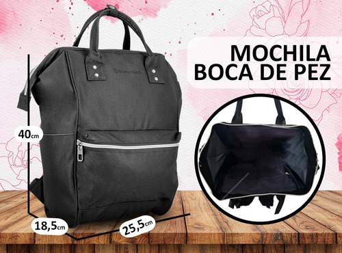 Mochila Cartera Urbana Mujer Porta Notebook Tela Moda Colores Exclusiva By Happy Buy
