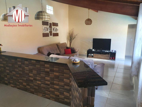 Imagem 4 de 23 de Linda Chácara Com Escritura, 03 Dormitórios, Piscina, Campo De Futebol, Pomar, À Venda, 1000 M² Por R$ 465.000 - Zona Rural - Pinhalzinho/sp - Ch0725