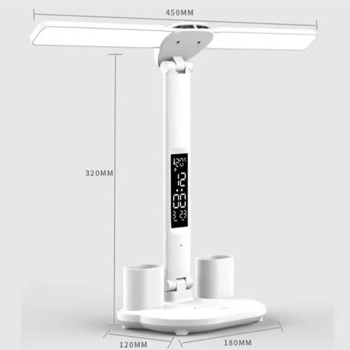 Lámpara De Escritorio Led Recargable Con Protección Ocular