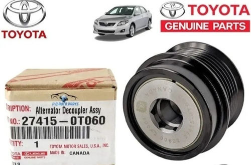 Polea Desacoplador Alternador Toyota Corolla Le S 2016 2017