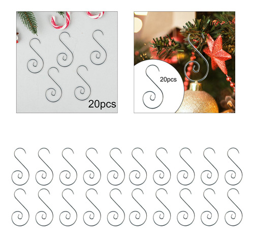 2 X 20 Ganchos Para Adornos Navideños, Suministros