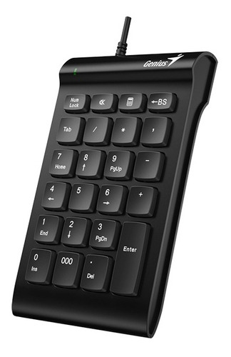 Teclado Numerico Numpad Genius I130 Slim Usb Negro Pc Noteb.