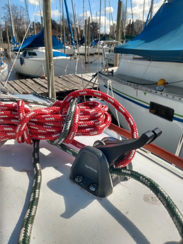 Imagen 11 de 20 de Velero Silver 25 Con Motor Honda 4 Tiempos 15 Hp