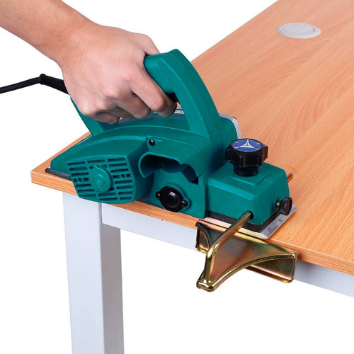 Cepillo Eléctrico Mueblería Carpintería 600w 16000rpm Color Verde Oscuro