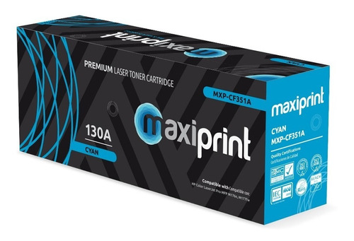 Toner Maxiprint Compatible Hp 130a Cian (cf351a)