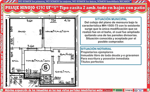 Abuelito Dime Tu - Tipo Casita Todo En Bajos Con Patio