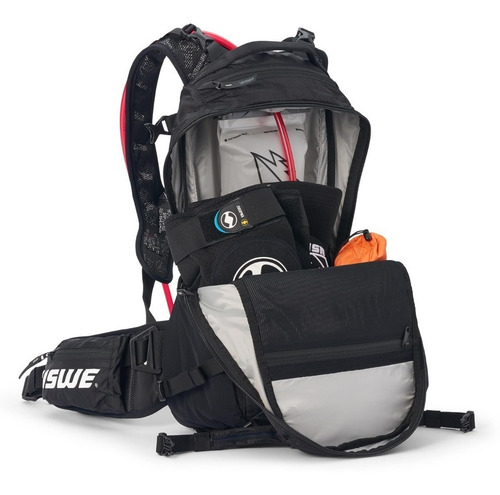 Mochila Mtb/moto Shred 16 Carbon Negro Uswe Original