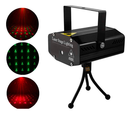 Mini Laser Luces Stage Lighting Proyector Holográfico