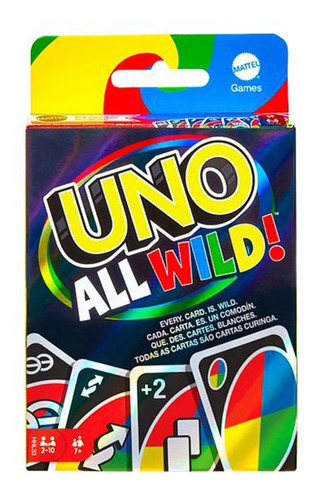 Producto Generico - Mattel Games Uno All Wild Card Game Con.