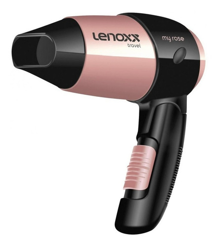 Secador de cabelo Lenoxx My rose Travel PSC759 preto e rosa 127V/220V