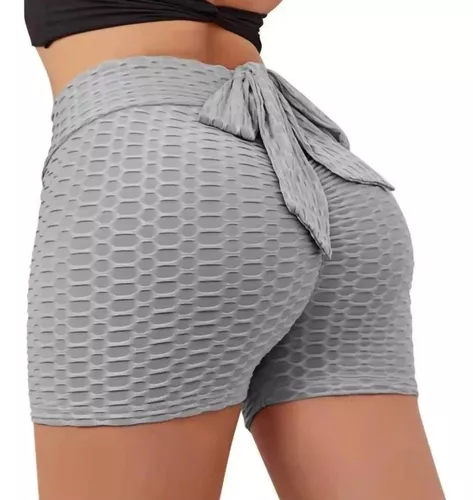 Shorts Texturizado Lazo Mujer Push Up