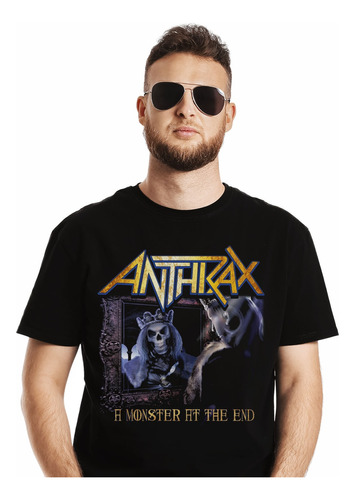 Polera Anthrax A Monster At The End Metal Abominatron