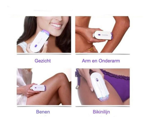 Imagen 3 de 7 de Depiladora Usb Recargable Facial Cuerpo Piernas Y Accesorios