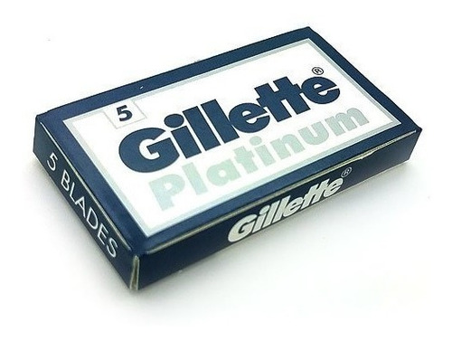 Hojas De Afeitar Doble Filo Gillette Platinum, 10 Hojas.