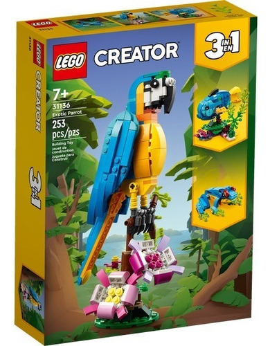 Kit De Construcción Lego Creator 3en1 Loro 31136 Cantidad
