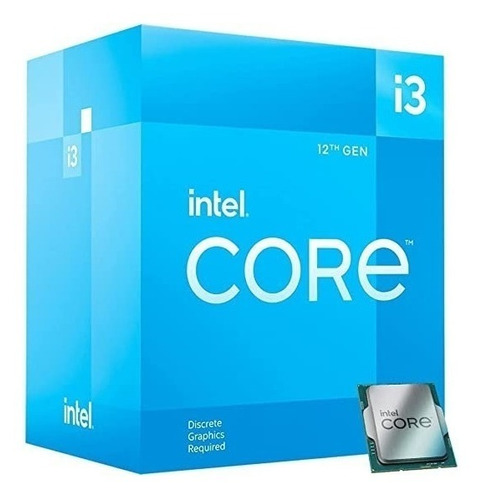 Procesador Intel Core I3 12100f 3.3 Ghz Intel Socket 1700