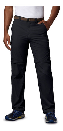 Pantalon Columbia Silver Ridge Convertible Hombre Black