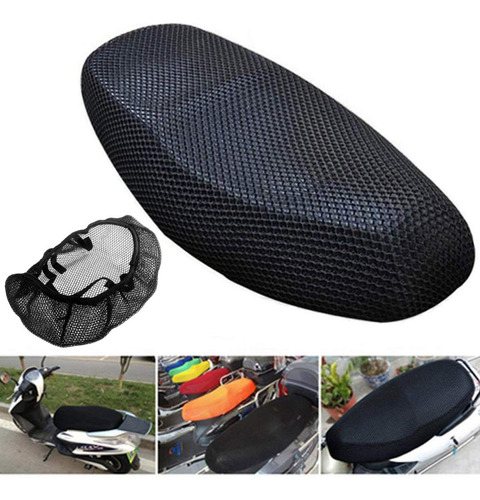 Funda Para Asiento Motocicleta Diseño Transpirable Tejido 3d