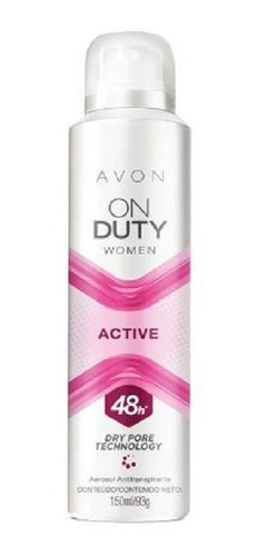 Desodorante  Active Antitranspirante On Duty Women Avon