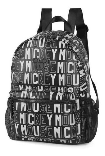 Mochila Juvenil Escolar Costas Estampada Mickey Mouse Grande