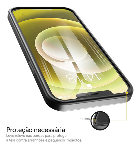 Capa Com Lentes Protect Para iPhone 13 Com Suporte Na Câmera