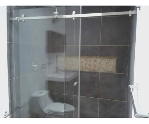 Imagen 3 de 6 de Herrajes Para Cancel De Baño Bacalar Para Vidrio Templado