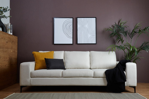 Sofa Kama Gris Këssa Muebles