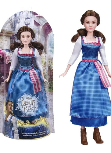 Princesa Disney Bella Traje De Aldea Hasbro Bella Y Bestia 