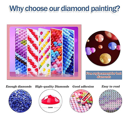 Hh F Kits De Pintura De Diamante 5d Noche Estrellada 30 X 40