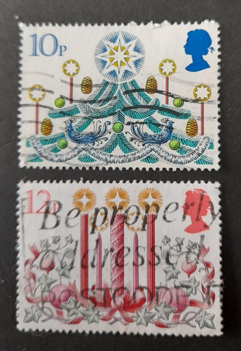 Sello Postal Gran Bretaña - Navidad 1980
