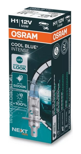 Lampara Osram H1 12v 55w Cool Blue Intense Luz Blanca