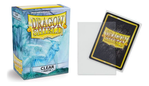 Micas Tarjetas De Juego Tcg Dragon Shield Standard Clear